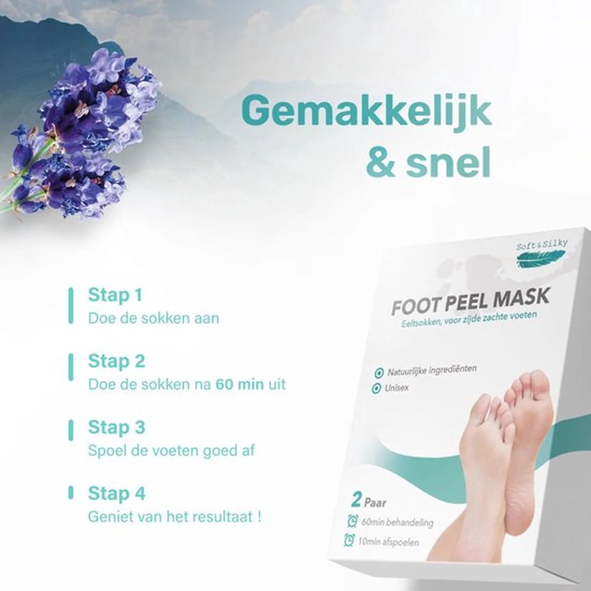 Soft & Silky - Eeltsokken - 2 Pack - Afbeelding 6