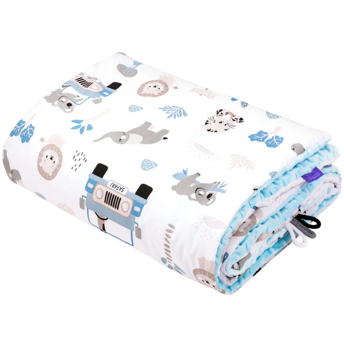 Basic – Geschenkset Blue Safari Minky - Afbeelding 4
