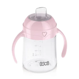 LOVI Eerste beker met mondstuk 150 ml – Pink