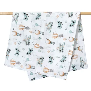 Mousseline luier – Omslagdoek 120×120 cm – Balloon Travel
