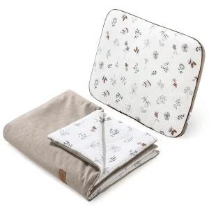Mousseline kinderwagenset – Simply Nature & Latte Velvet