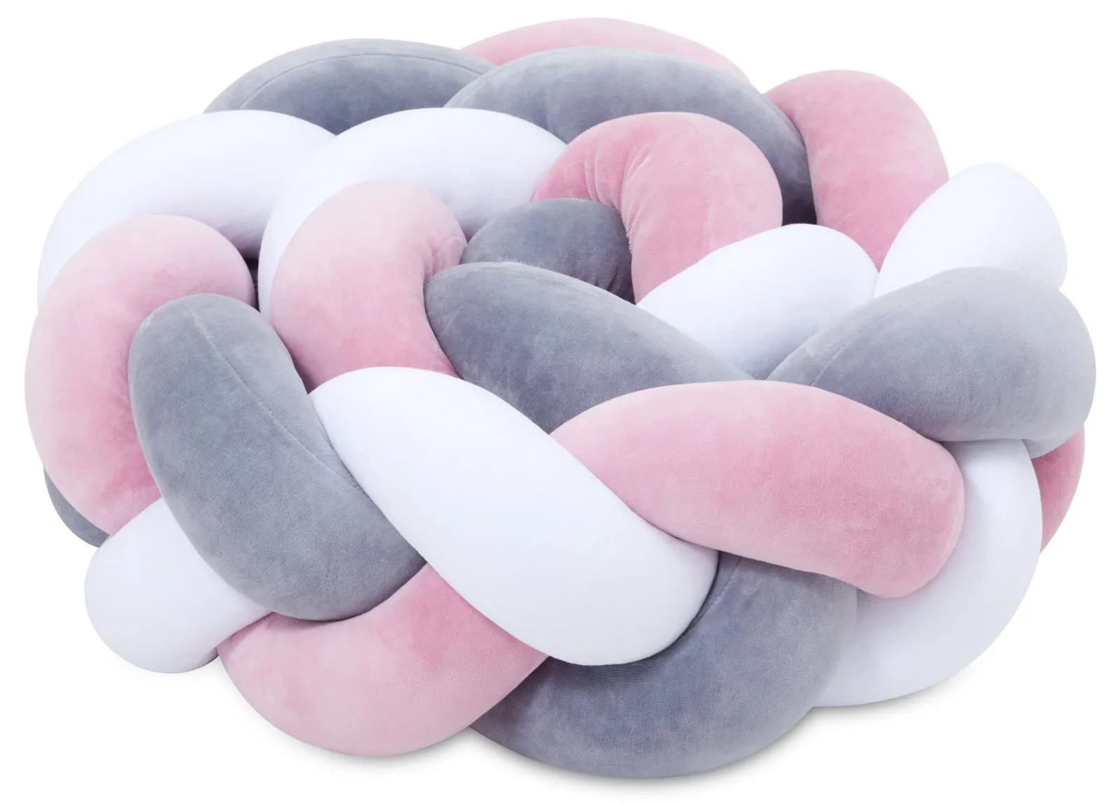 Mix Pink Stootrand Kinderbed – Vlecht - Afbeelding 5