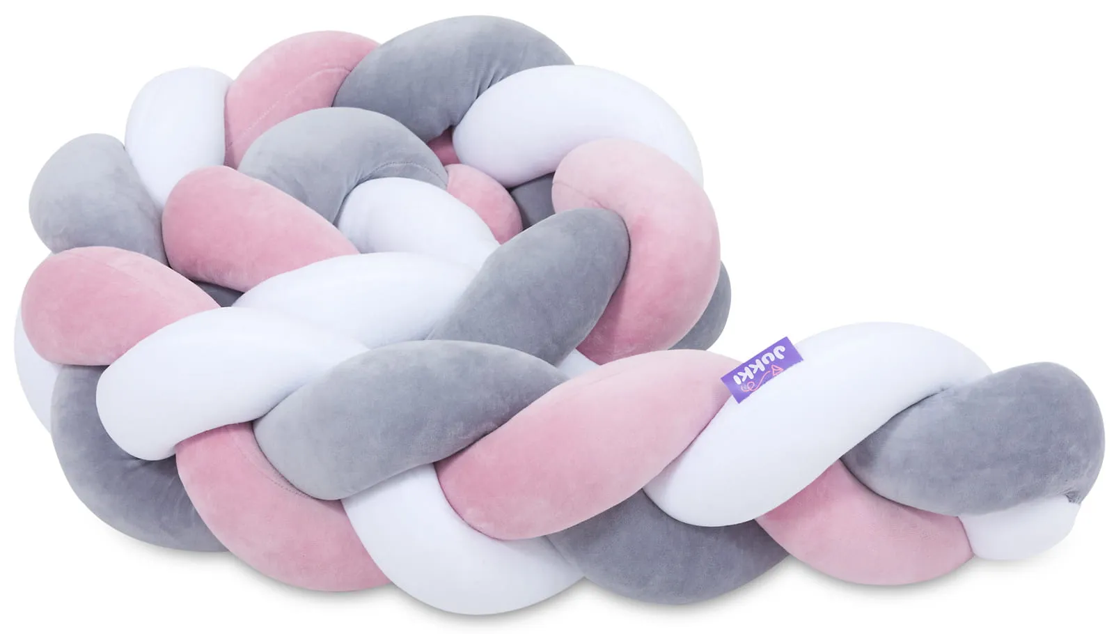Mix Pink Stootrand Kinderbed – Vlecht - Afbeelding 6