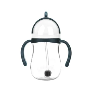 AKUKU Bidon met rietje en gewicht Blue/Grey