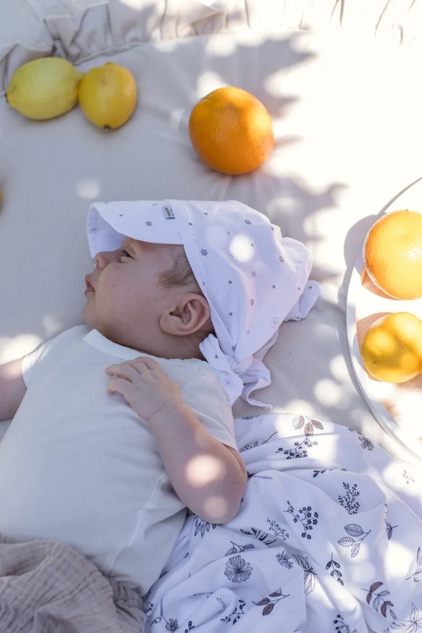 Bamboe hoofddoekje met zonneklep – Little Stars - Afbeelding 3