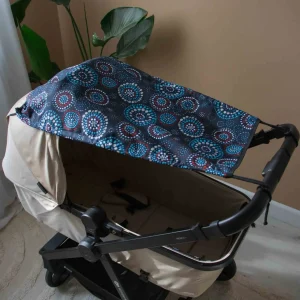 Zonnekap voor kinderwagen – Fireworks