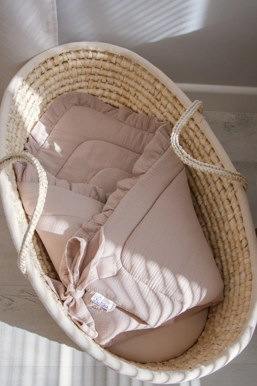 Mousseline wikkeldeken voor baby’s – Beige - Afbeelding 8
