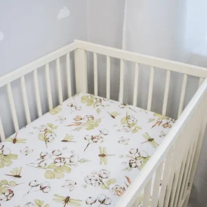 Cotton Flower Hoeslaken met Elastiek 120x60cm