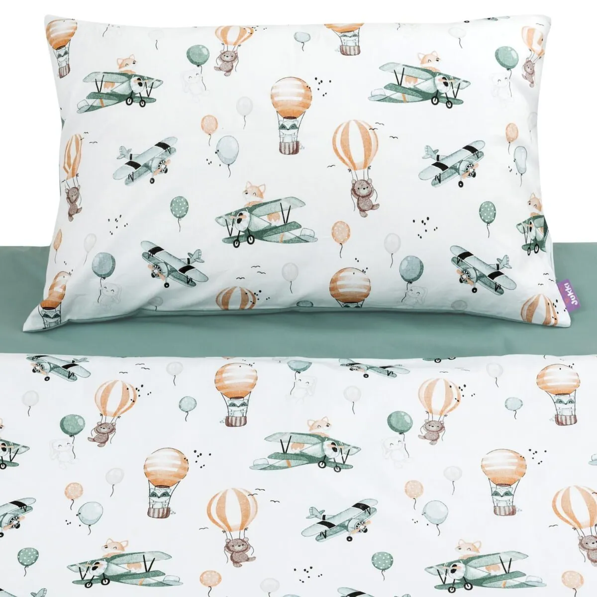 Balloon Travel Kinderbeddengoed 90x120cm - Afbeelding 3