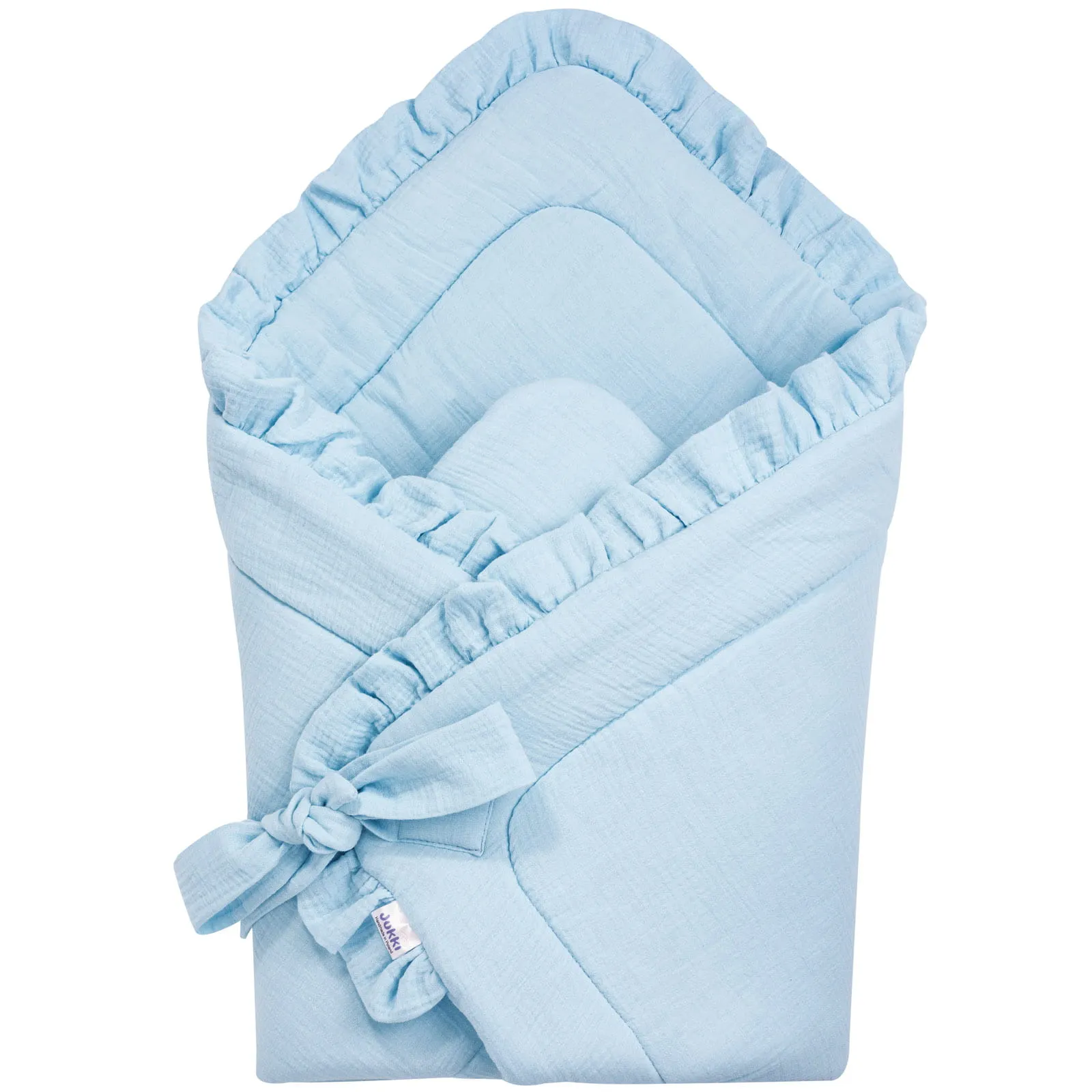 Mousseline wikkeldeken voor baby’s – Blue
