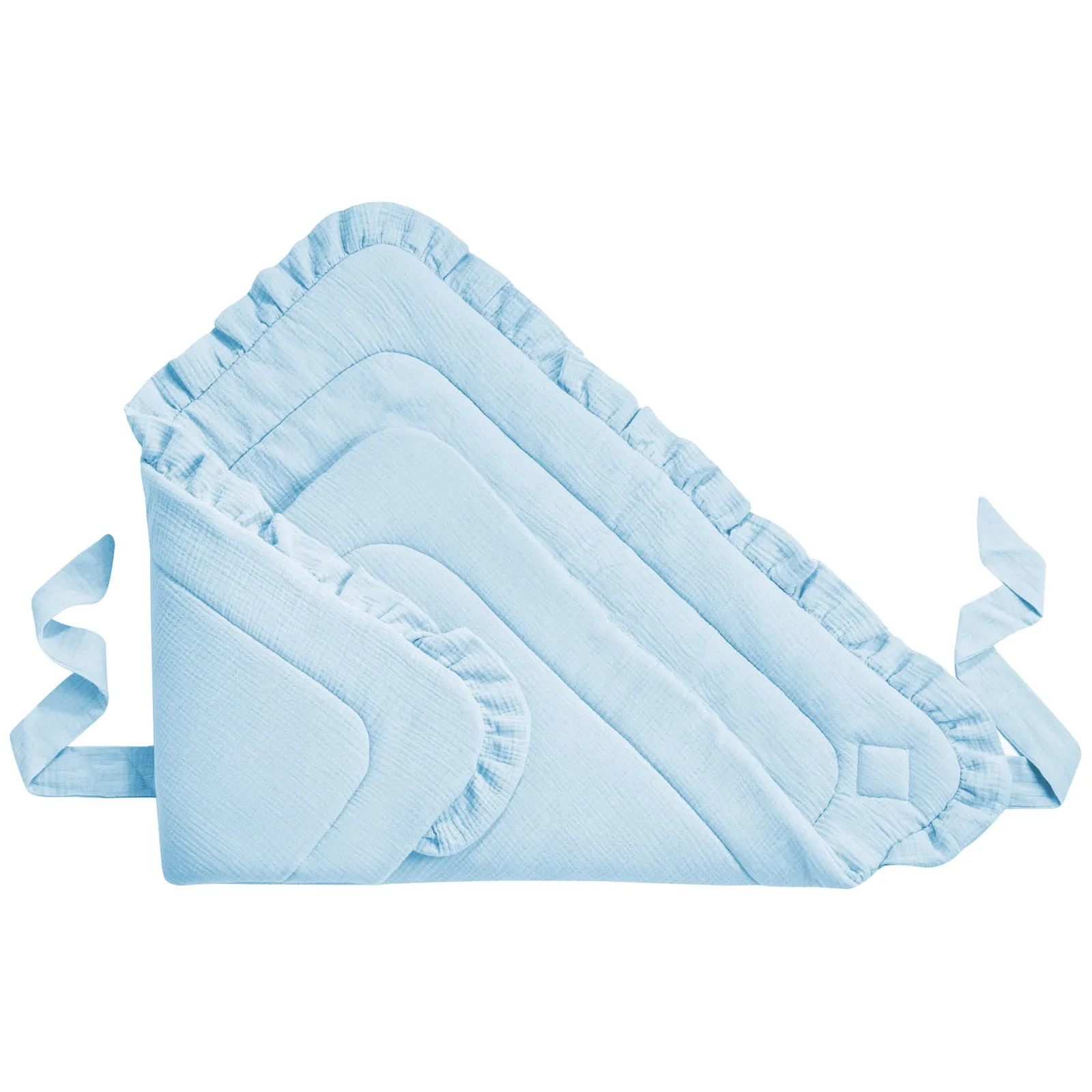 Mousseline wikkeldeken voor baby’s – Blue - Afbeelding 6