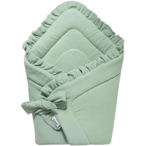 Mousseline wikkeldeken voor baby’s – Sage