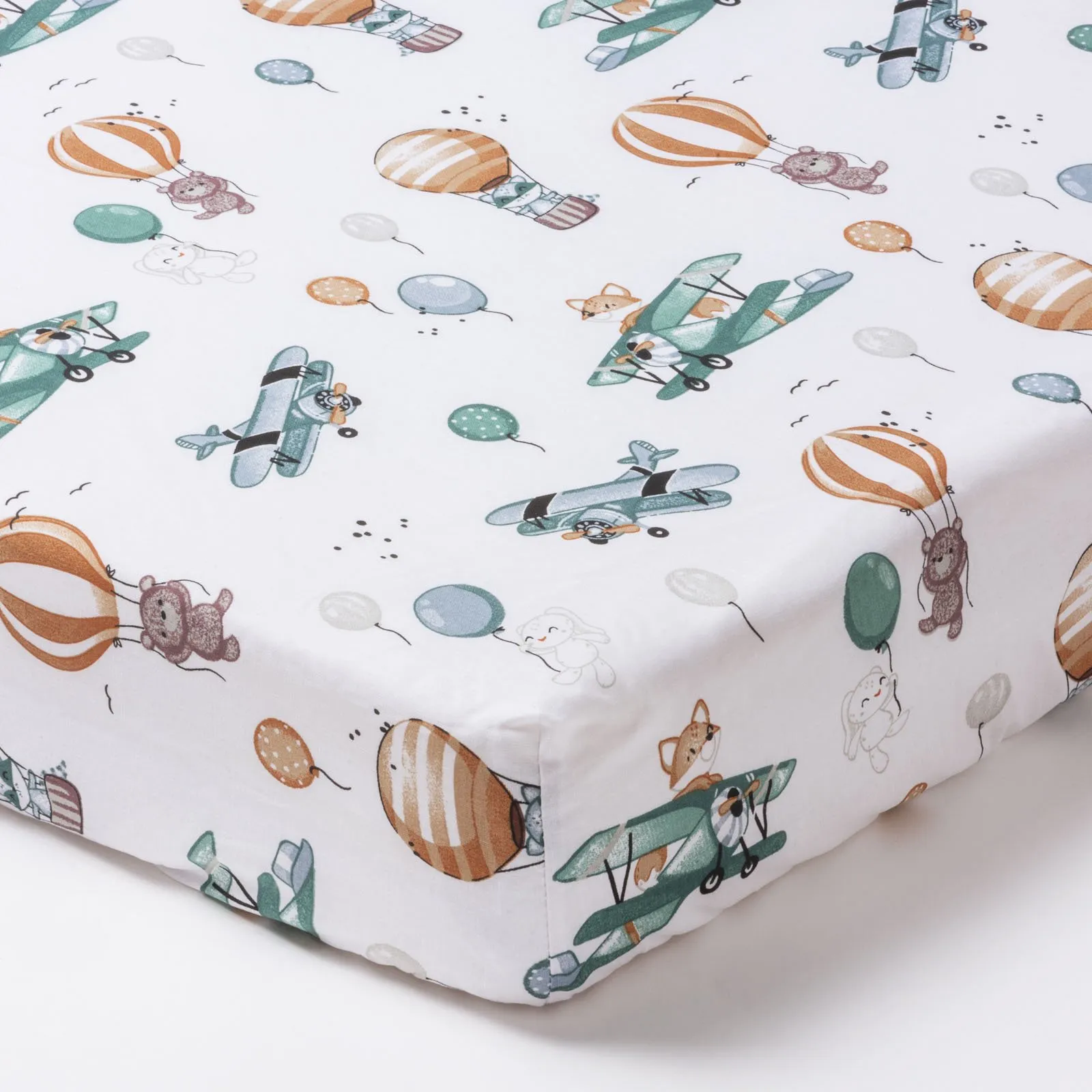 Balloon Travel Hoeslaken met Elastiek 70x140cm - Afbeelding 2