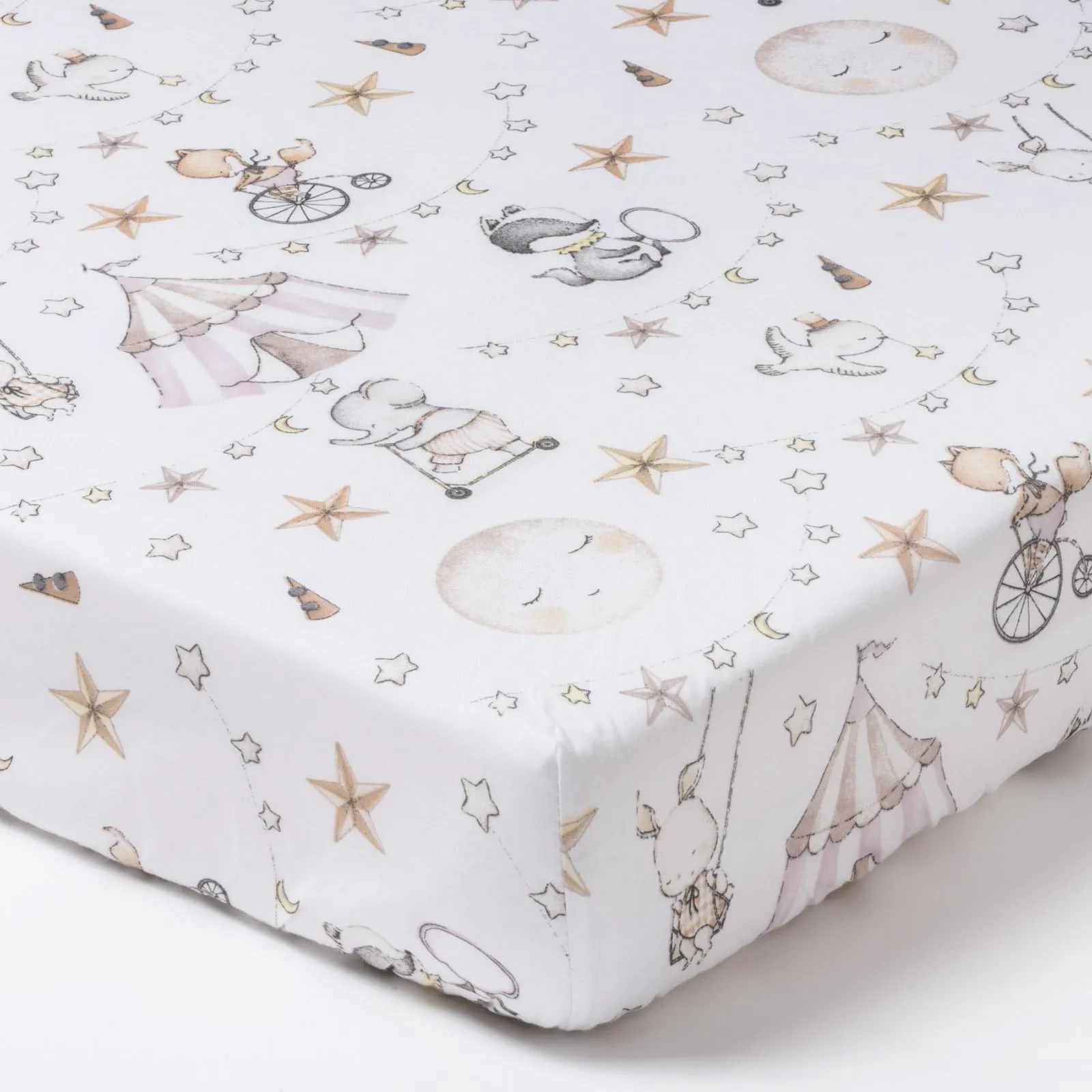 Candy Circus Hoeslaken met Elastiek 120x60cm