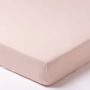 Pastel Pink Hoeslaken met Elastiek 120x60cm