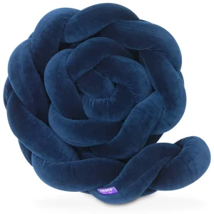 Navy Blue Stootrand Kinderbed – Vlecht