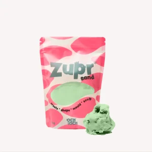Zupr Kinetisch speelzand - grassy green - 1 KG