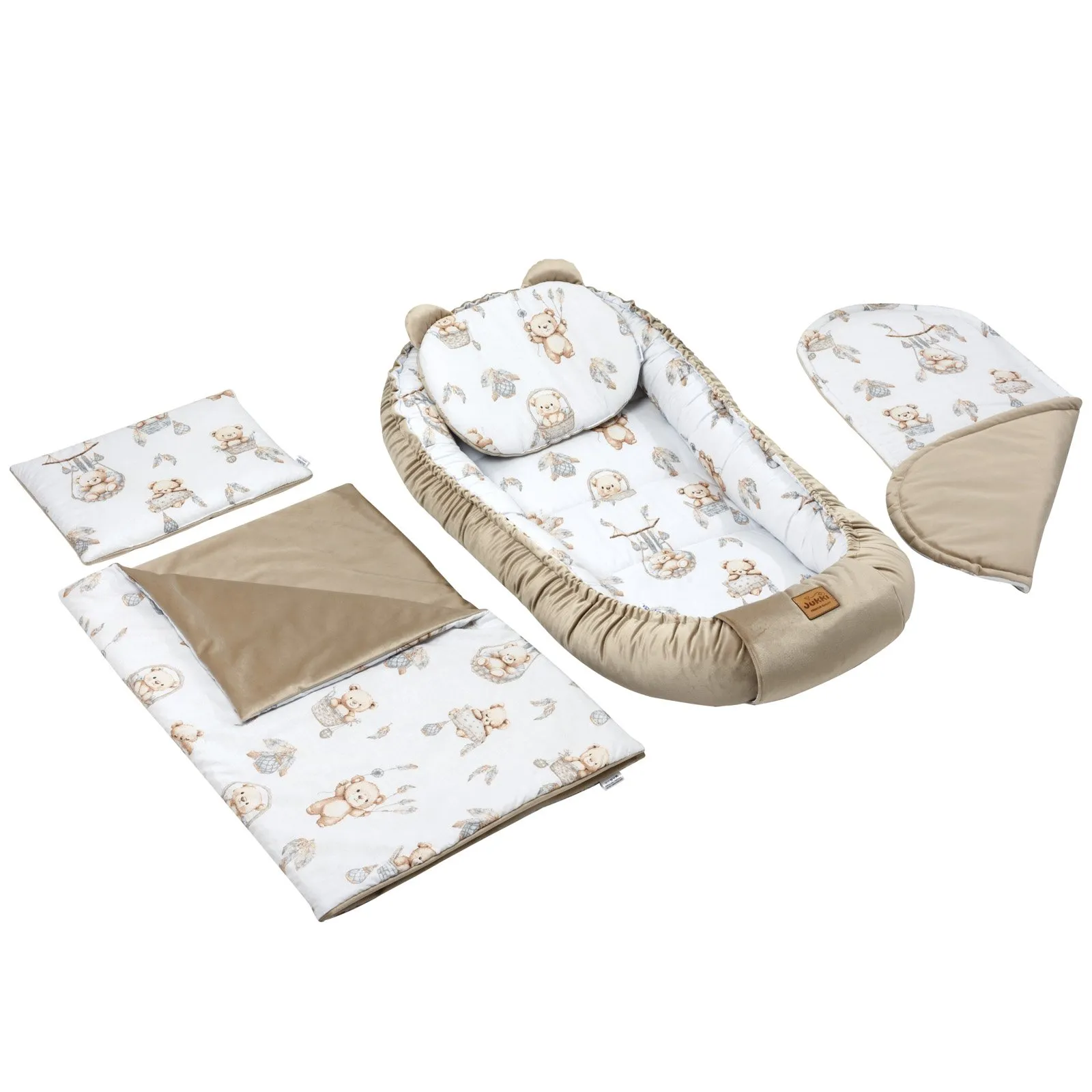 Boho Bears & Cappuccino Soft Velvet 5-Delige Set XXL - Afbeelding 4