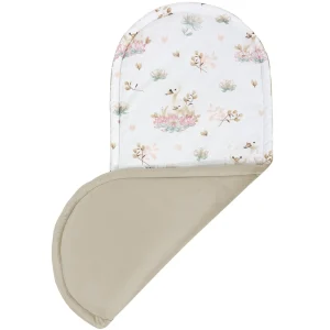 Swan Family & Cappuccino Soft Velvet Matras Voor in Babynestje XXL