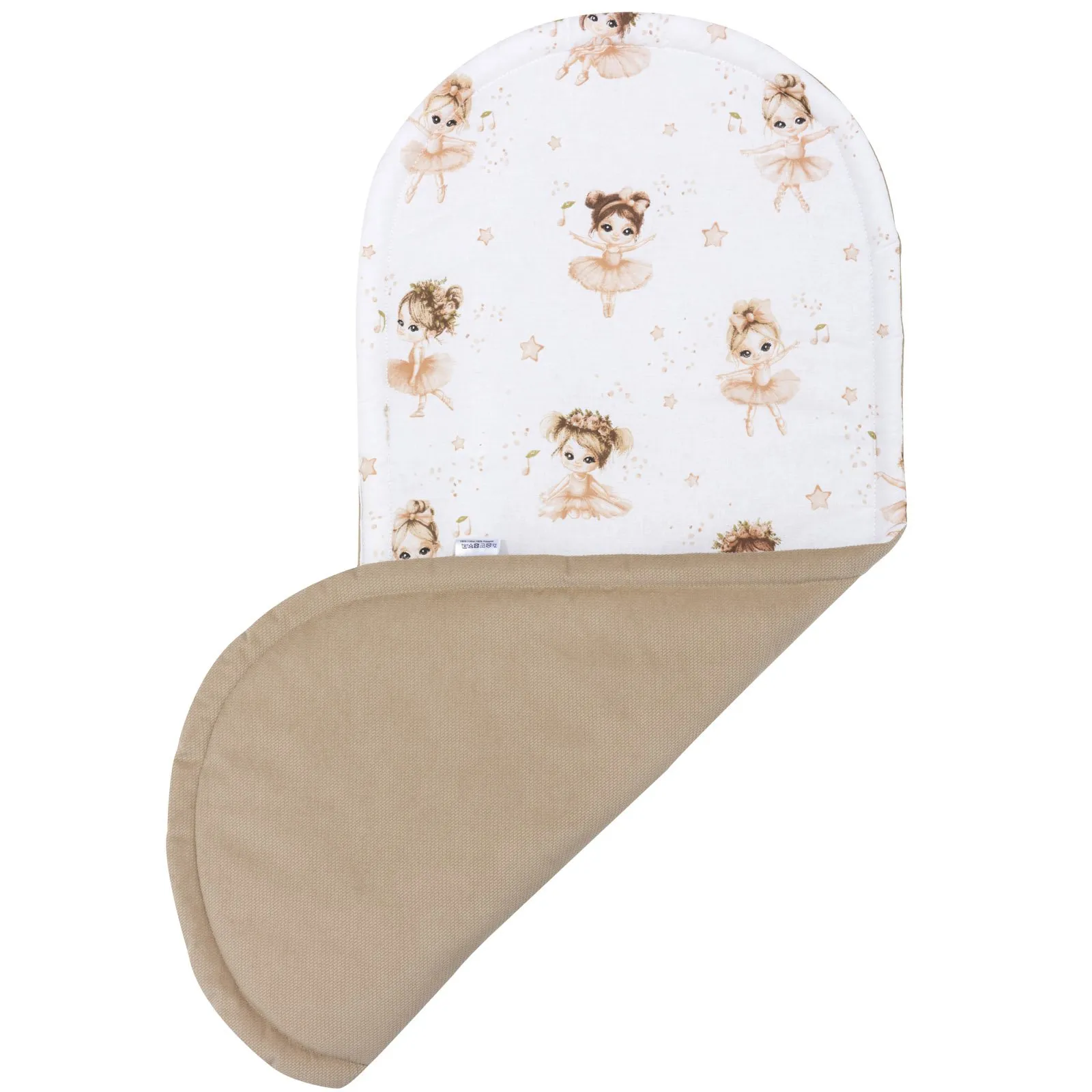 Prima Ballerina & Cappuccino Velvet Matras Voor in Babynestje XXL - Afbeelding 2