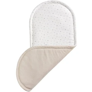 Little Stars Muslin & Ecru Velvet Matras Voor in Babynestje XXL