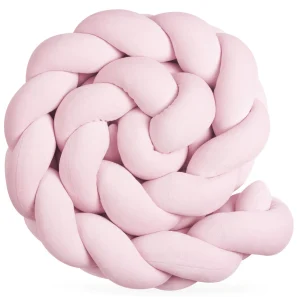 Light Pink Stootrand Kinderbed – Vlecht
