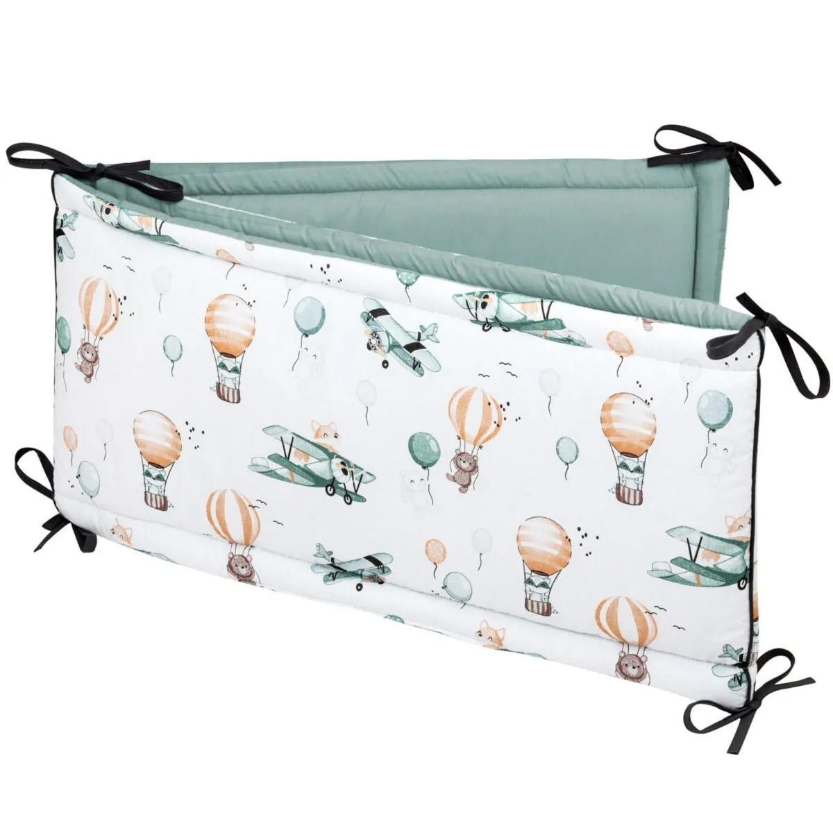 Balloon Travel Stootkussen voor Kinderbed 180x30cm