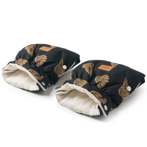 Moffen voor kinderwagens (2 stuks) – Gold Wings Winter