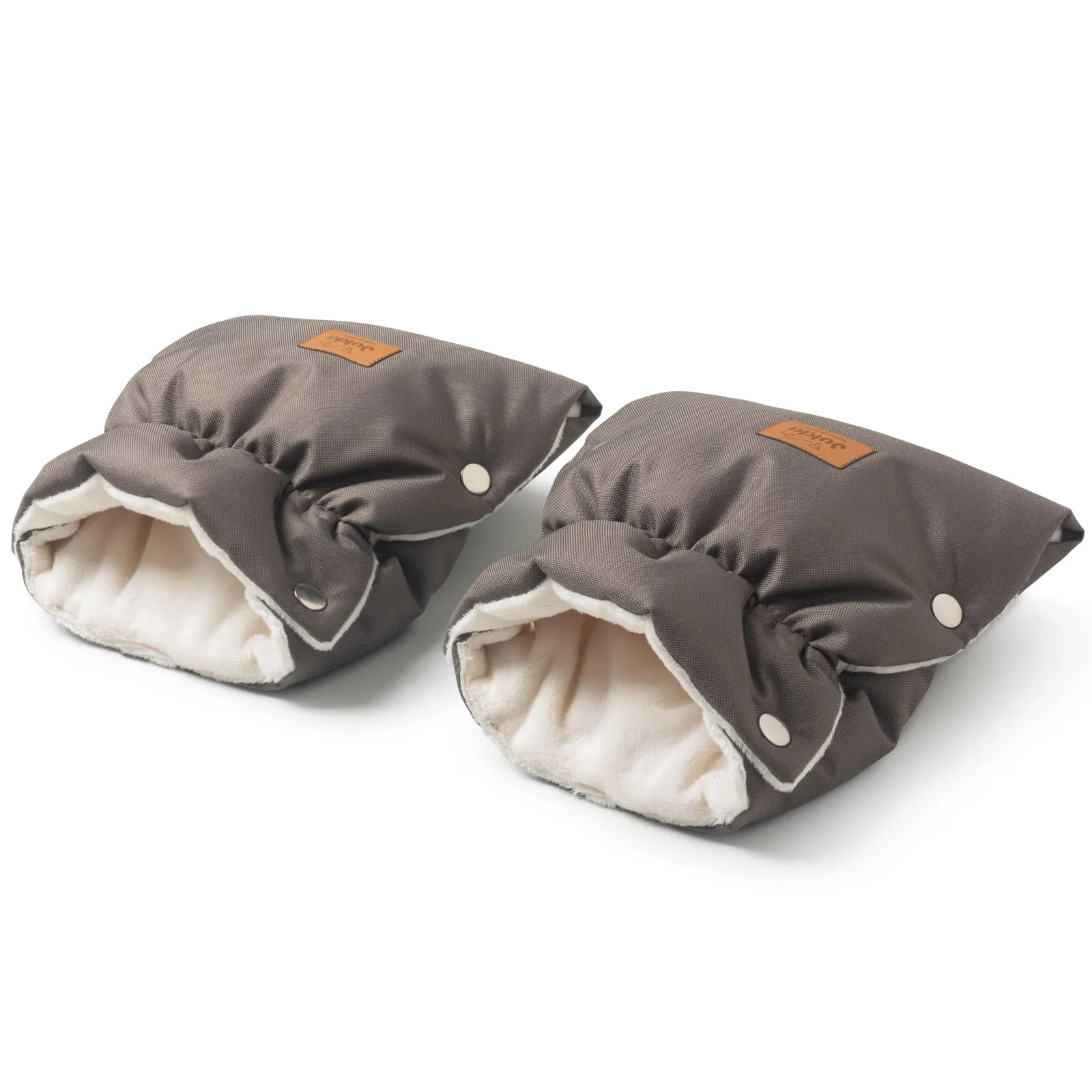 Moffen voor kinderwagens (2 stuks) – Mocha Winter - Afbeelding 2