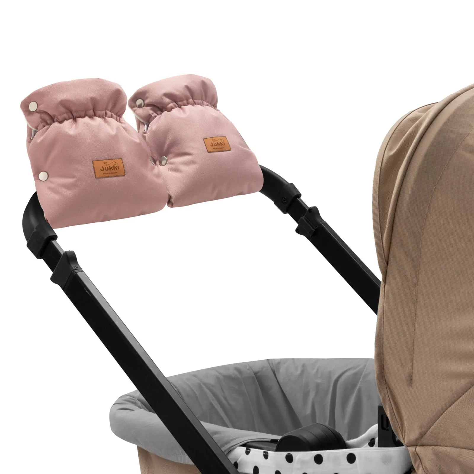 Moffen voor kinderwagens (2 stuks) – Pink Winter - Afbeelding 3