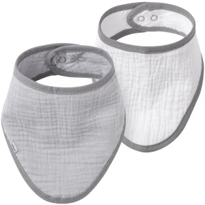 Mousseline halsdoek (2 stuks) – Grey