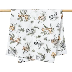Mousseline luier – Omslagdoek 120×120 cm – Savanna Fun
