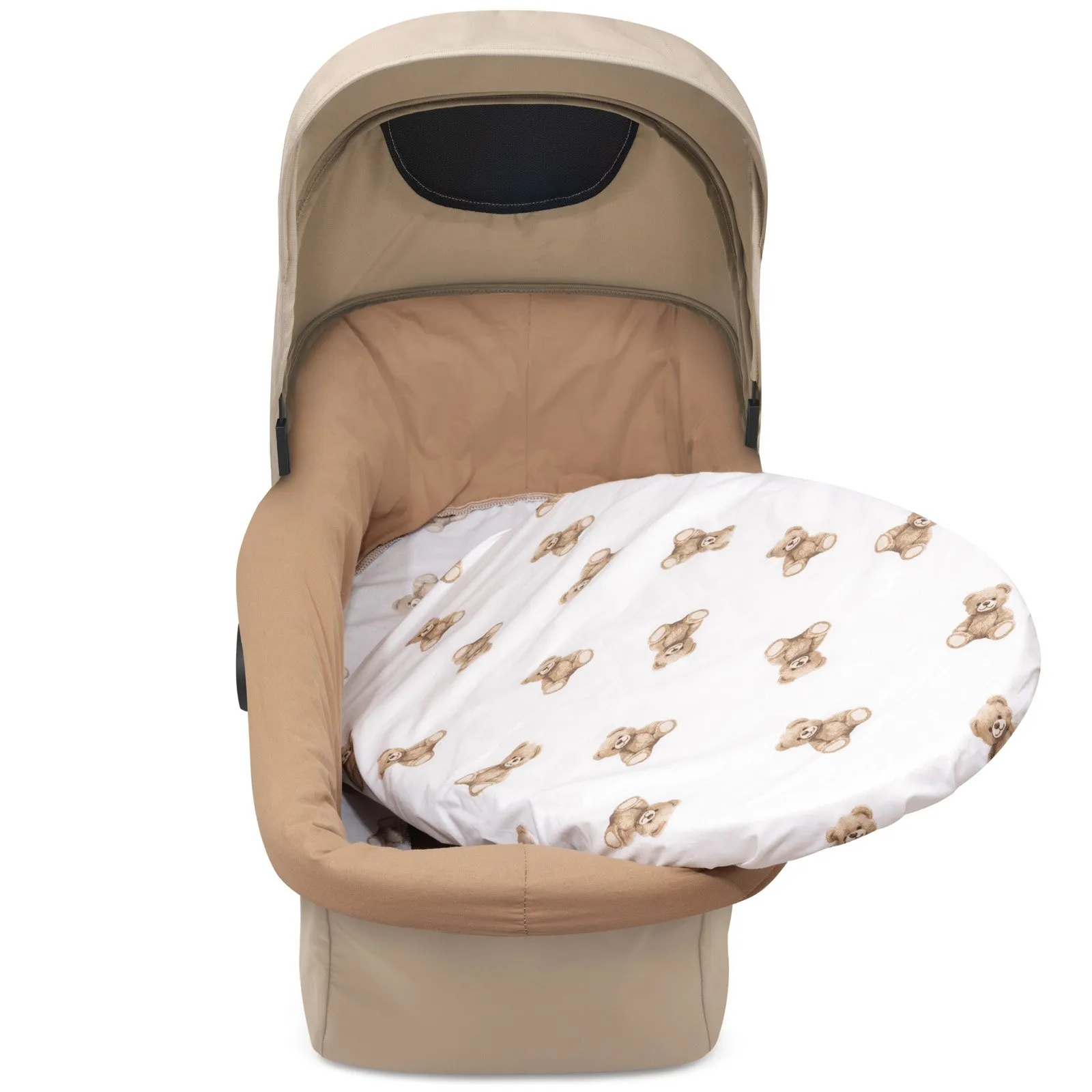 Set voor baby gondel – katoenen beschermer + hoeslaken – Mr. Teddy - Afbeelding 5