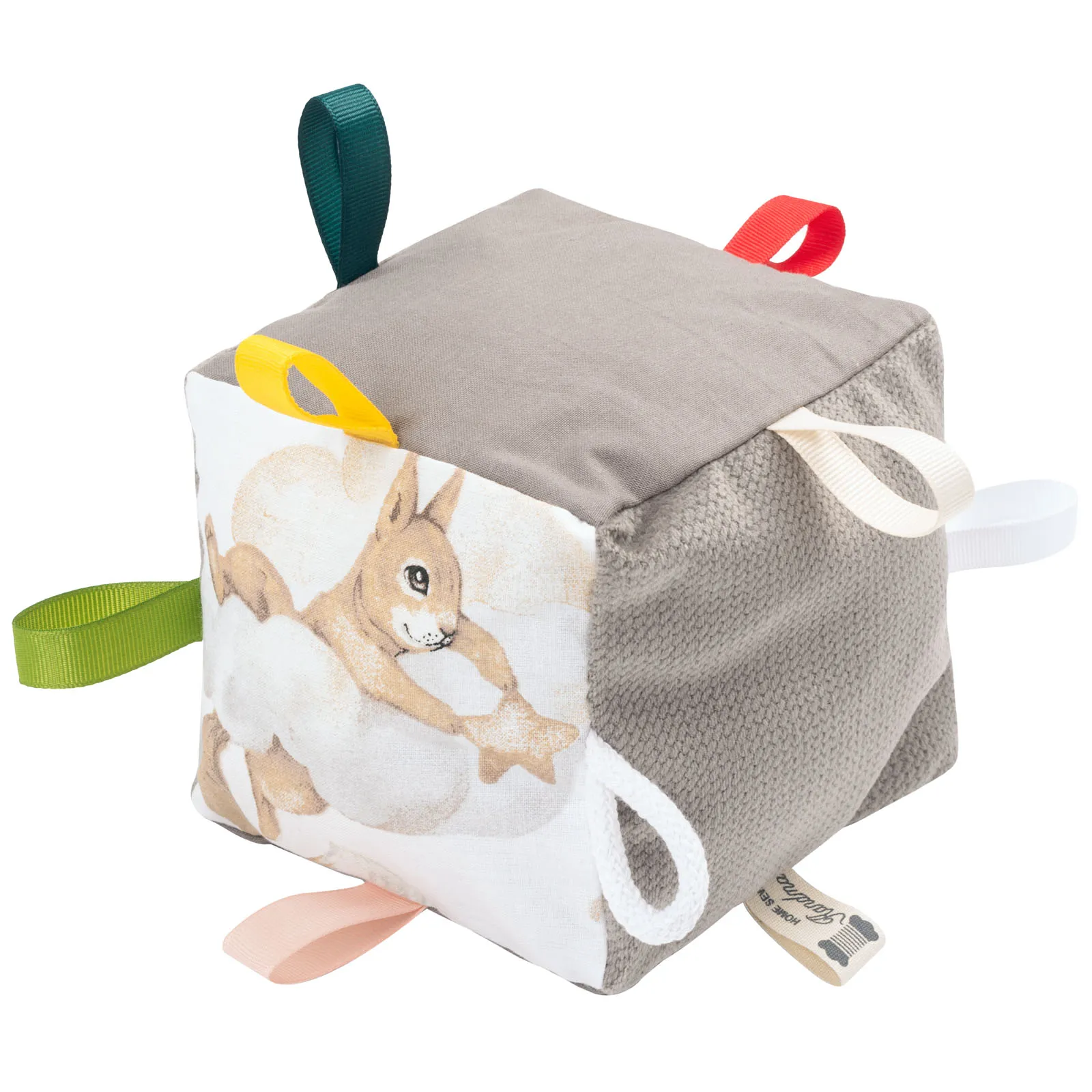 Sweet Teddy & Latte Velvet Zintuiglijke Kubus - Afbeelding 2