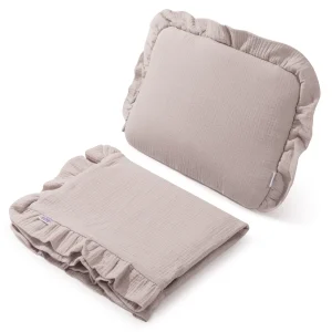 Mousseline kinderwagenset – Beige