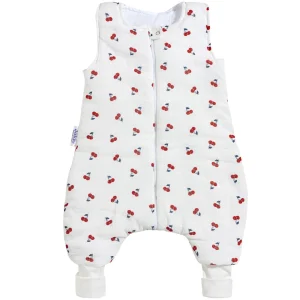 Cherries Muslin – babyslaapzak – geïsoleerd met benen
