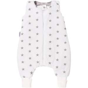 Grey Stars – babyslaapzak – geïsoleerd met benen