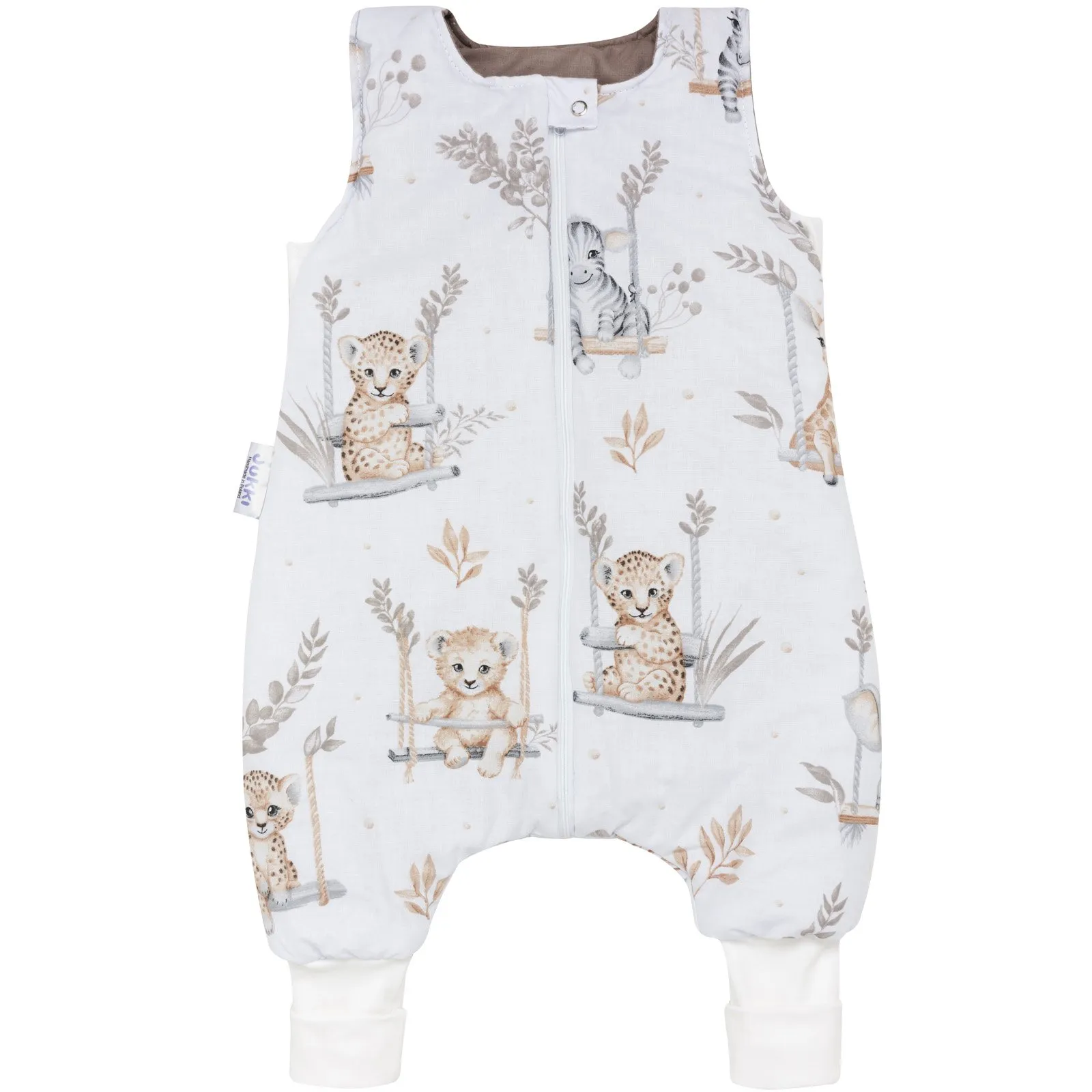 Happy Jungle- babyslaapzak – geïsoleerd met benen - Afbeelding 2