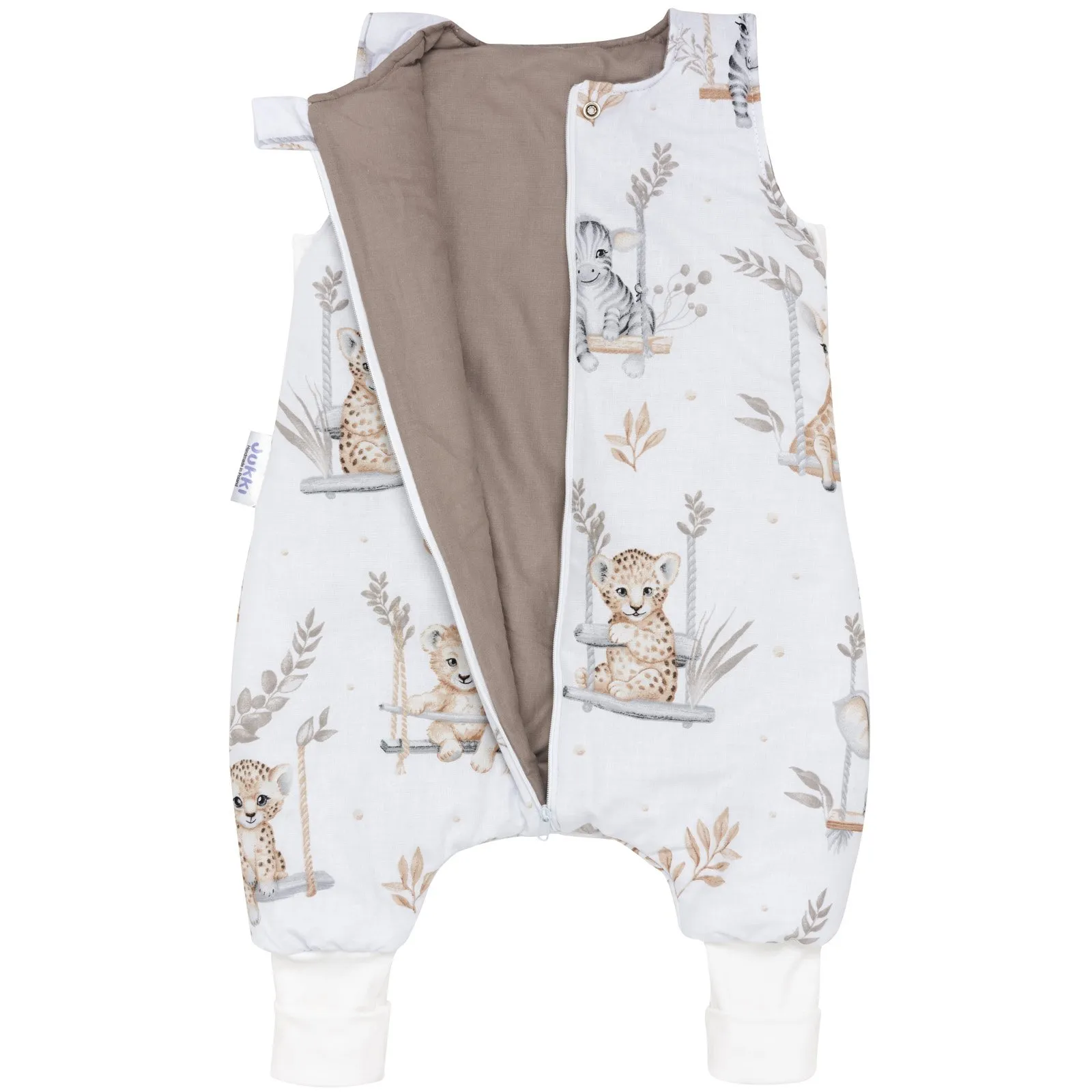 Happy Jungle- babyslaapzak – geïsoleerd met benen - Afbeelding 3