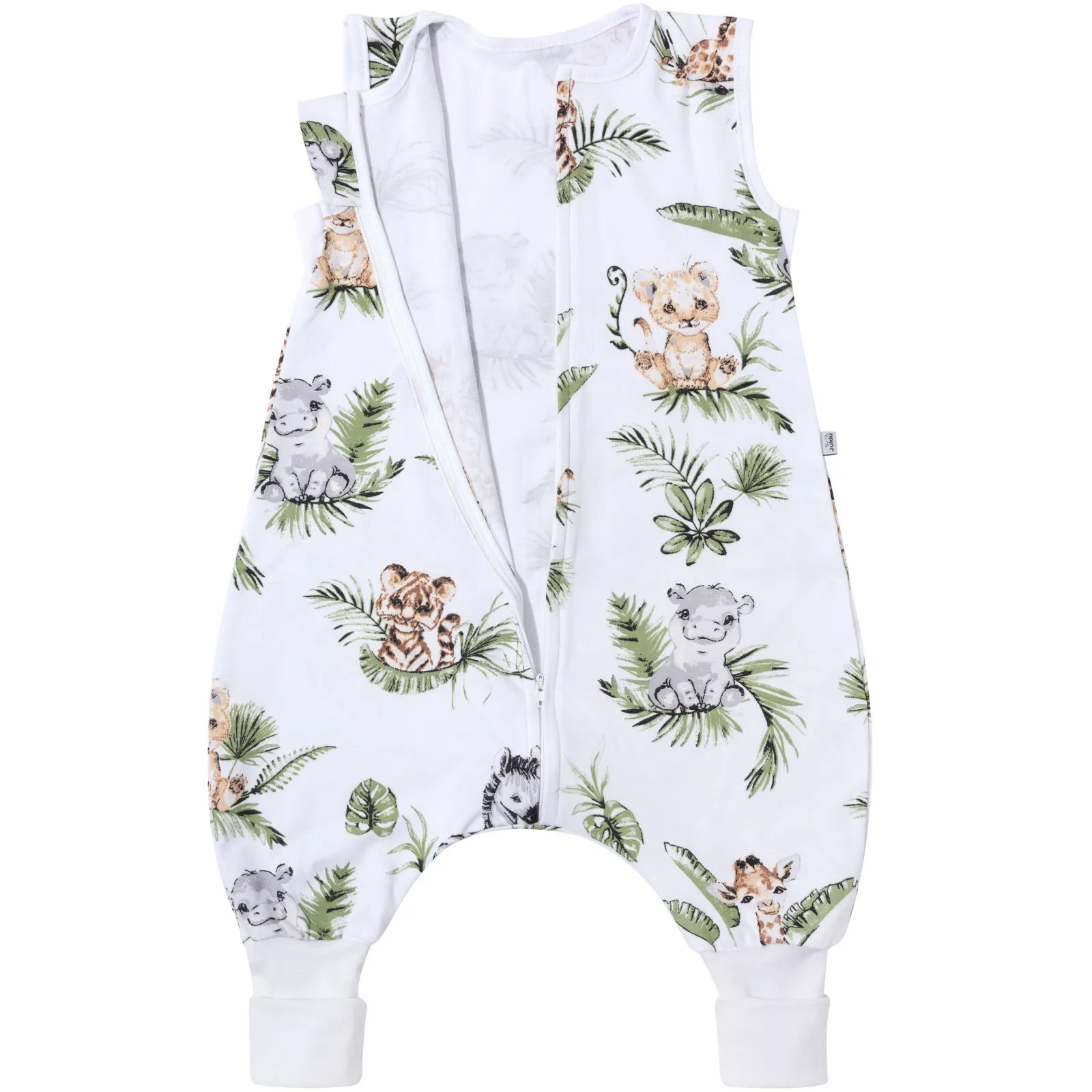 Tricot slaapzak met beentjes – Savanna Fun - Afbeelding 4