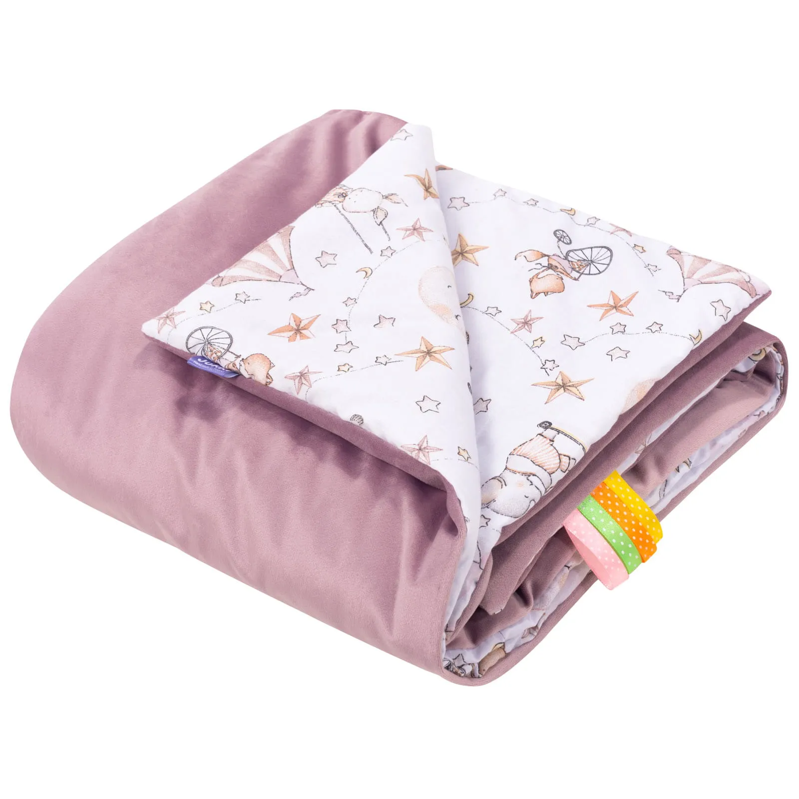 Candy Circus & Heather Soft Velvet Babydeken 75x100cm - Afbeelding 4