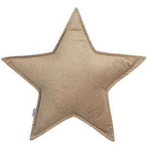 Stervormig Kussen – Velvet – Caramel