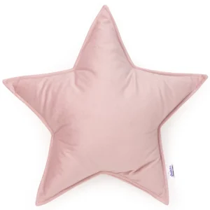 Stervormig Kussen – Velvet – Smokey Pink Soft Velvet