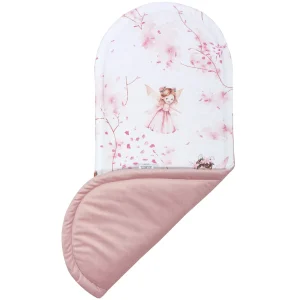 Little Fairy & Smokey Pink Soft Velvet Matras Voor in Babynestje Comfort