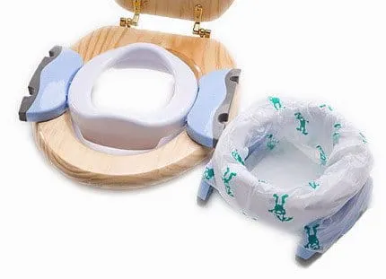 Potette Plus babypotje en toiletbril 2in1 (wit-blauw) - Afbeelding 7