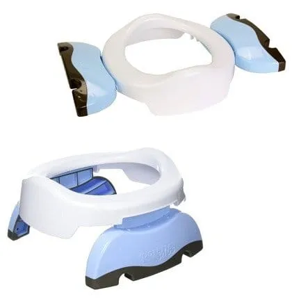 Potette Plus babypotje en toiletbril 2in1 (wit-blauw) - Afbeelding 3