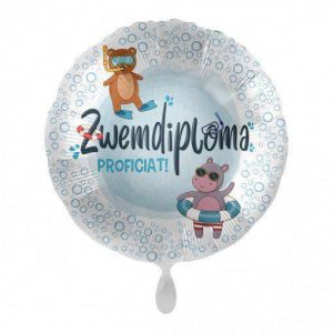 Zwemdiploma Folie Ballon - 43 cm